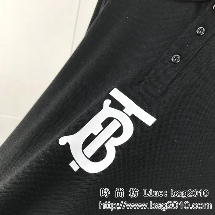 BURBERRY巴寶莉 BBR by TISCI系列 19早春新款 Polo絲光棉男款短袖 ydi1538